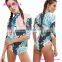 Fashion Bulk Flower Printed Swimwear Sexy One Piece Bathing Suit