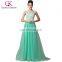 Grace Karin Sleeveless A-Line Long Lace Green Prom Dresses CL6108-1#