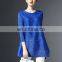 Popular American style loose blue beaded blouse girls tops wholesale