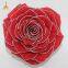 10cm Big Heart-Shape Preserved Rainbow Rose Flower