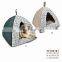 Luxury cute felt cat bed 2 in 1 two way use cat bed