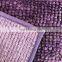 100% Polyester microfiber  shiny chenille bathmat