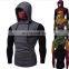 Turtleneck-Mask Skull Hooded Custom Logo Brand Tags New Unique Funny Pullover Solid Sweatshirt Blouse Tops Men's Hoodie