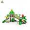 Hot sale kids plastic slide and swing set for house