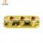 2" Brass Three gang cube mould