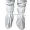 Disposable Medical Protective Waterproof PP PE SMS Non Woven Boot Cover PVC Anti Skid Hospital High Knee Long Shoe Cover