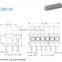 termin Block 3.81mm Grey PCB Spring Clamp Terminal blocks Screwless terminals 300V 10A 2P - 28P