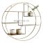 Wall Mounted Round Wall Shelves with Large Storage for Kitchen Living Room Bathroom Bedroom for wall decor