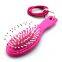 Small Kids Hair Brush Pink Cushion Hair Detangler Brush