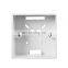 86 pad Cassette Universal White Mounting Box for plaster Wall