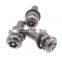 Factory Prince Head Cap Screws Combined Yellow Zinc Security Screws for Appliance