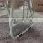 High quality medical Carbon steel spraying Accompanier's chair with wheel for hospital