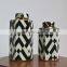 European style ceramic storage jars for home decoration