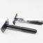 Wholesale  Double Edge Durable Black Chrome Metal Handle Safety Razor