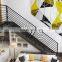 Simple modern creative stair handrail duplex luxury guardrail Nordic villa fence corridor railings