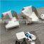 Modern hot Customized fabric Sectional outdoor Sofa Sets Aluminum luxury Italy design Lounges garden furniture