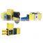 Hydraulic screen changer for plastic extrusion line screen changer