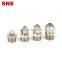 SNS KLC Series brass one-touch air pneumatic component male hydraulic fittings