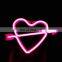 Drop Shipping Led channel letter logo sign Pink Cupid Heart Shape Lady Beauty Custom LED Neon letter Signs for home decor