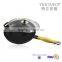 TRIONFO pre-seasoned cast iron grill pan with removable handle