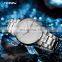 SINOBI Watch S9834G Sliver Classic Men Dual Calendar Window Handwatch Luxury Men Watch Private Label Watches
