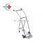 HC-M123 Medical Hand truck Stainless steel oxygen bottle trolley Gas Cylinder Trolley