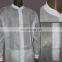 Disposable non woven lab coat/pp visitor coat/nonwoven disposable visitor coat