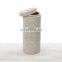Rattan Cylinder Toilet Roll Holder Bathroom Storage Paper Holder Woven Natural vietnam cheap wholesale