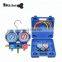 Manifold gauge for refrigeration system R134A R410