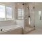Factory Direct hotel Interior frameless glass shower room enclosures shower doors quadrant shower doors