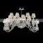 Luxury Hanging Crystal Chandelier Lighting Modern Living Room Hanging Chrome K9 Crystal Chandeliers For Home