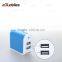 Electric Type and Mobile Phone Use dual usb wall charger 5V 2.1A