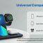 Multifunction Charging Stand with Dimmable LED Light 15W Magnetic Wireless Charger 3 in 1 for Iphone Iwatch Air Pros Charging
