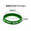 Factory Price in Stock Irish St. Patrick's Day Christian Holiday Celebration Lucky Irish Pride Green color Silicone Bracelet