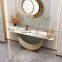 Sintered Stone Console Tables Transforming Foyers