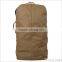 leather canvas backpack hiking bag