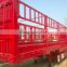 used 11m Howo container flatbed truck trailer / cheap low flatbed trailer in Shanghai