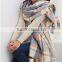 Wholesale Woman Plaid Cashmere Pashmina Scarf And Shawl