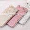 China Supplier Newest TPU+Acrylic Glitter Powder Moblie Phone Case for iPhone 6