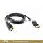 Plastic DP to Display cable, male to male displayport cable to DVI,VGA