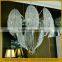 latest design crystal beads paw shape chandelier pendant light for hotel decoration