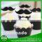 customized logo printing decoration cupcake flag picks