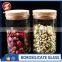 Custom ISO Approved Cylinder Shape Clear Glass Food Jar