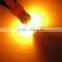 Latest design 12V~28V auto 3157 amber LED bulb light