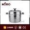 European style steam cooking pot with double layer