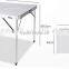 Camping portable aluminum folding picnic table and chairs