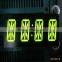 5 digit yellow 14 segment led display