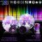 8''hanging disco floating mirror ball with motor