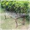 custom brown metal garden bench patio furniture for sale