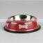 Non-slip strips wholesale stainless steel dog bowl